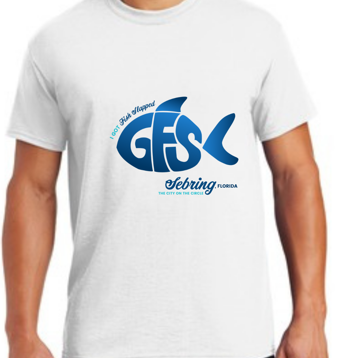 Gildan® DryBlend® Unisex “I Got Fish Slapped in Sebring, FL” Signature Tee